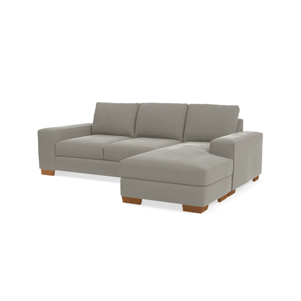 Melrose 3-Seater Chaise Velvet Sofa Star Home Furniture