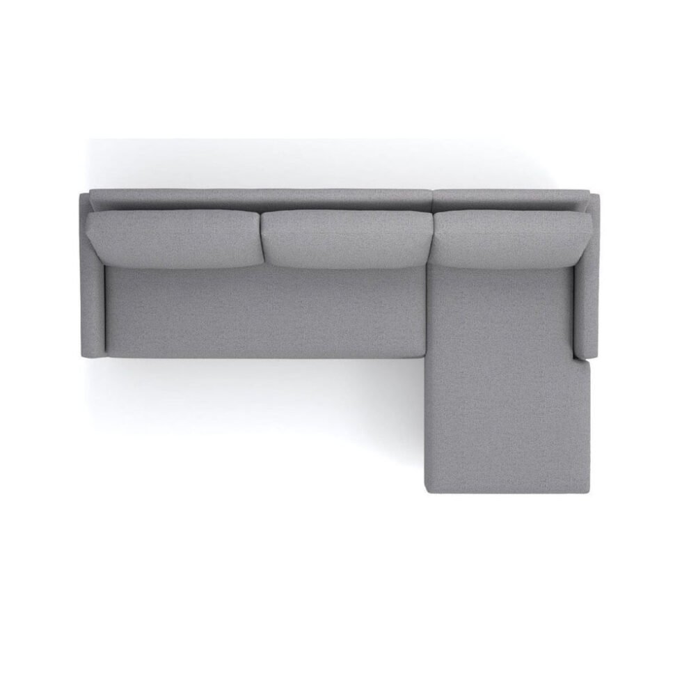 Monroe 3-Seater L-Shape Velvet Sofa Star Home Furniture