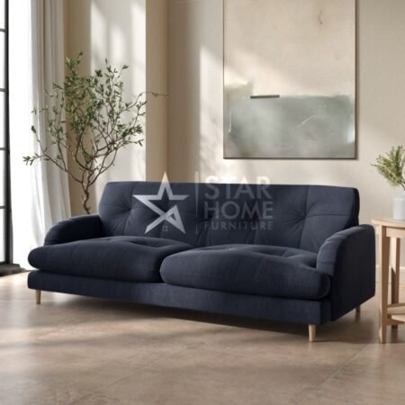 Beckett 3-Seater Mid Century Velvet Sofa - SHF