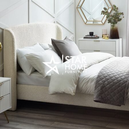 Julian Bowen Boucle Double Bed Frame - SHF