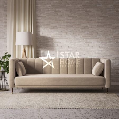 Mabel 3-Seater Click Clack Velvet Sofa - SHF