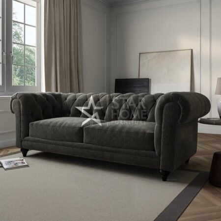 Beatie 3-Seater Chesterfield Fabric Sofa - SHF