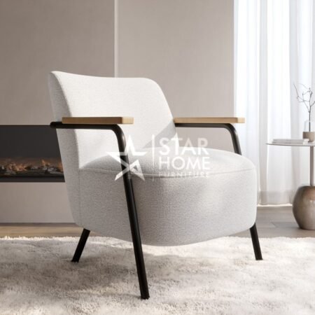 Freya Scandi Boucle Accent Chair - SHF